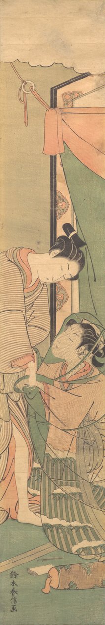 Trennung der Liebenden: Der Morgen danach, ca. 1765-70 von Suzuki Harunobu