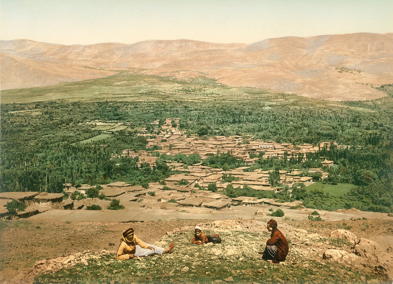 Zebdani im Anti-Libanon, ca. 1880-1900 von Swiss Photographer