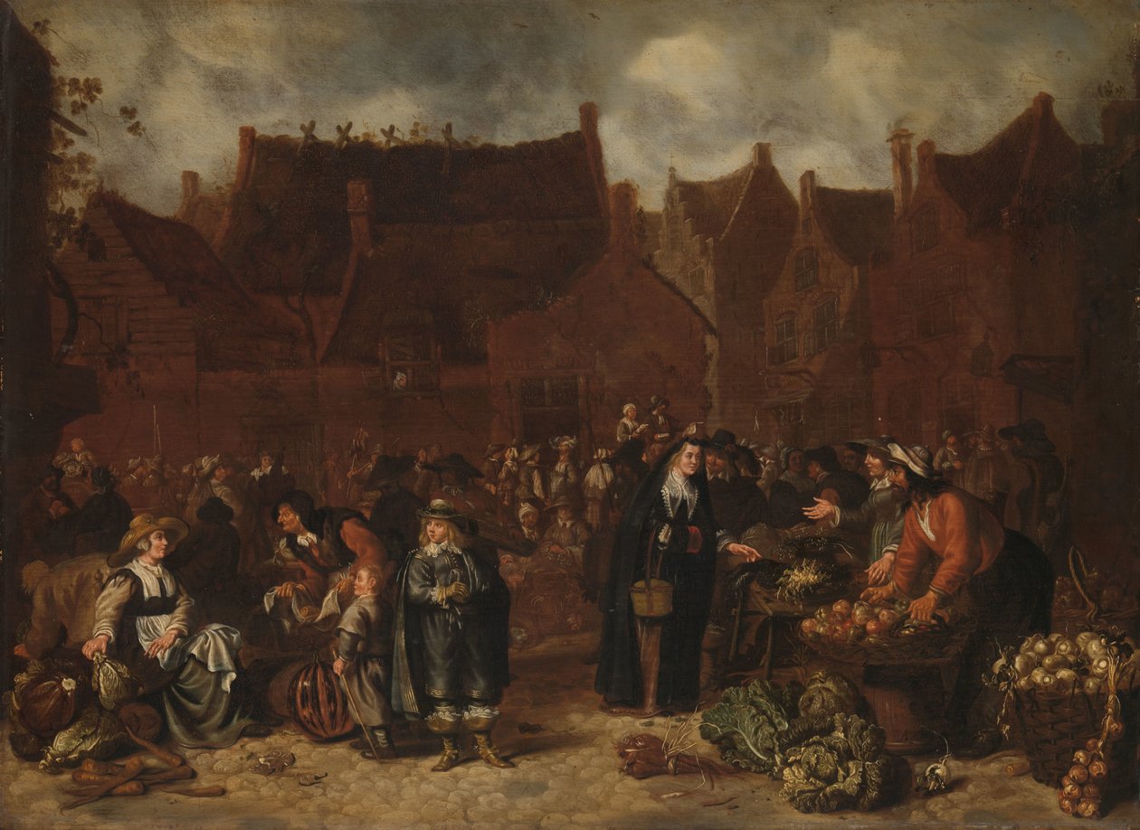 Gemüsemarkt von Sybrand van Beest