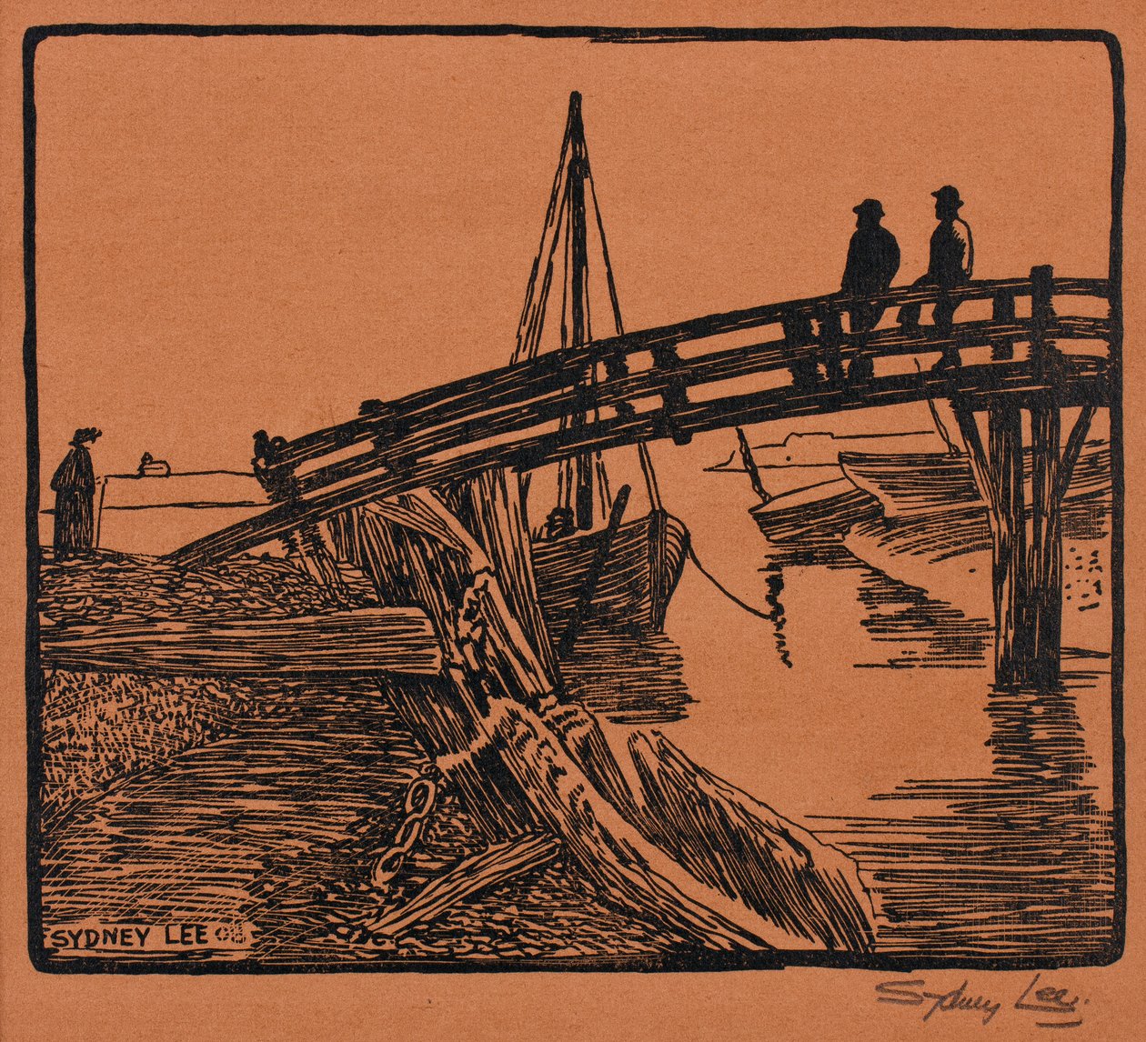 Die Brücke, Walberswick von Sydney Lee