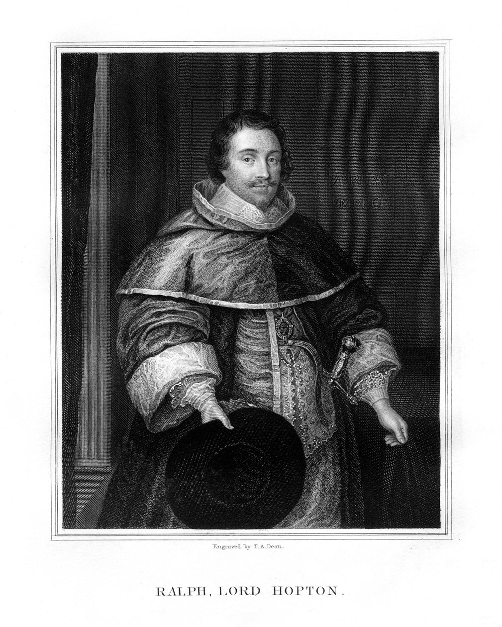 Sir Ralph, Lord Hopton, englischer Soldat, 1827 von T. A. Dean