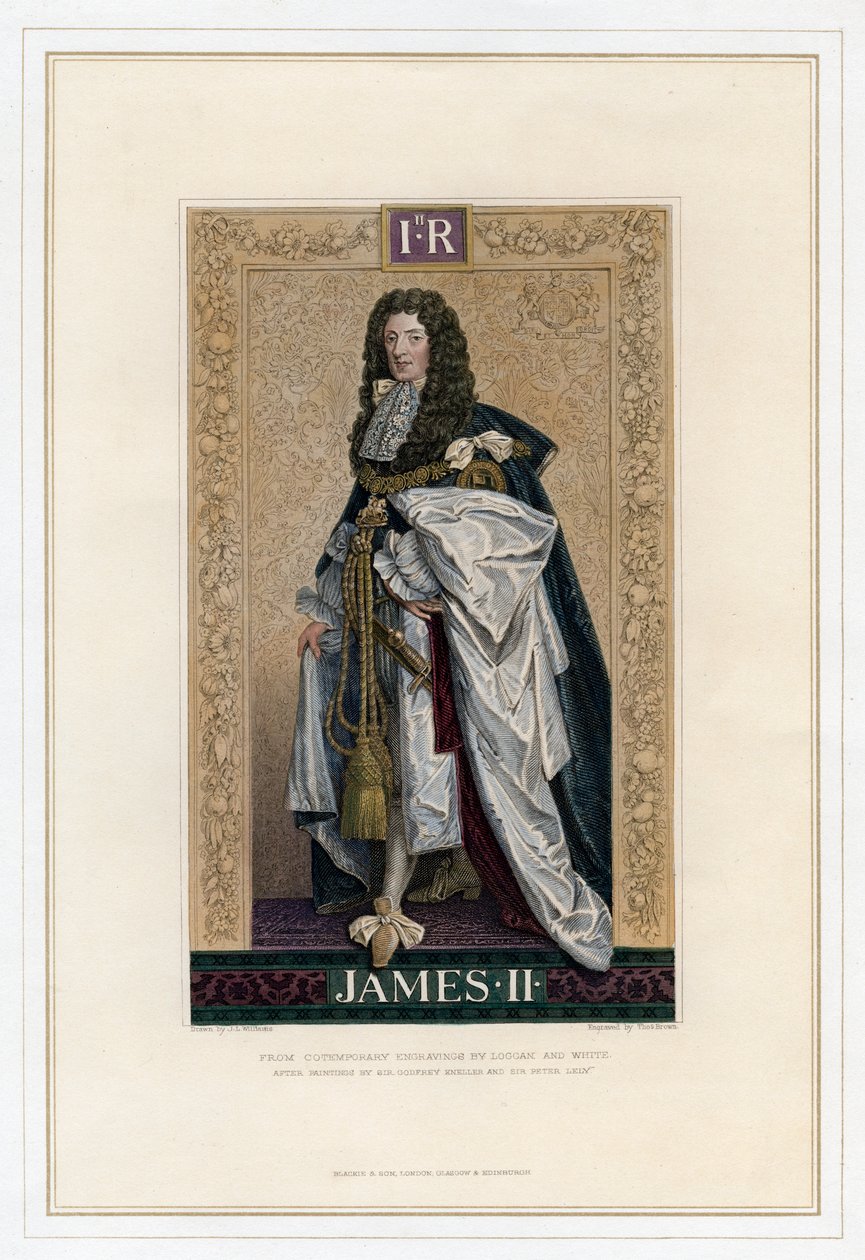 Jakob II., König von England, Schottland und Irland von T. Brown