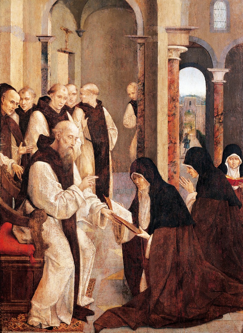 St. Hieronymus, St. Paula und St. Eustochia von Taborda Vlame Frey Carlos