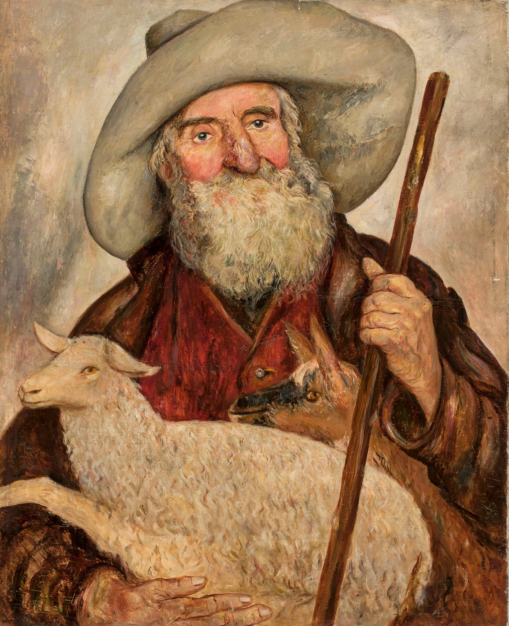 Der gute Hirte von Tadeusz Makowski