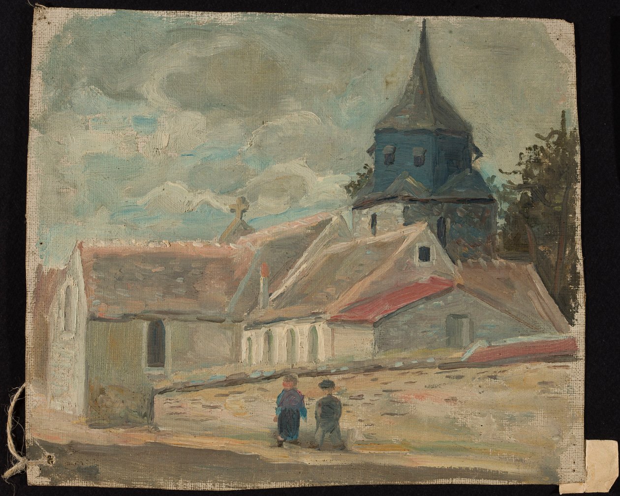 Dorfkirche (Breuilpont) von Tadeusz Makowski