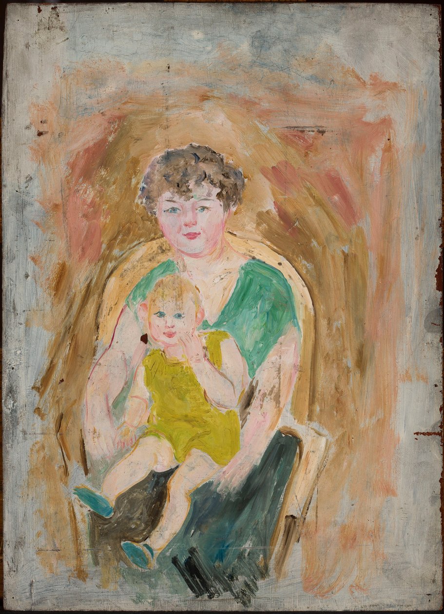 Mutter mit Kind von Tadeusz Makowski