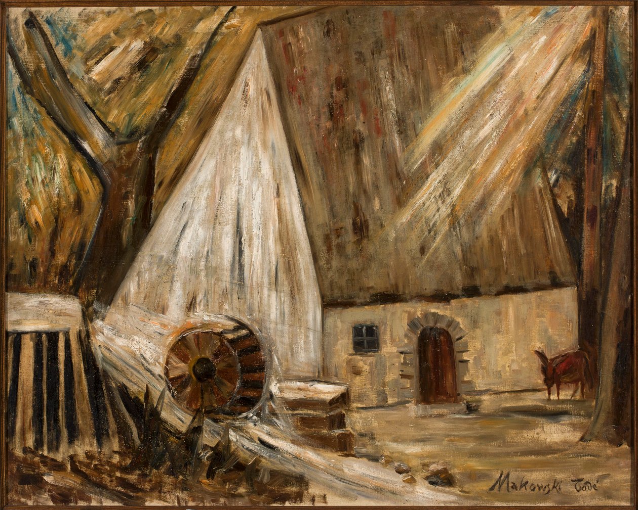 Mühle (in Banay) von Tadeusz Makowski