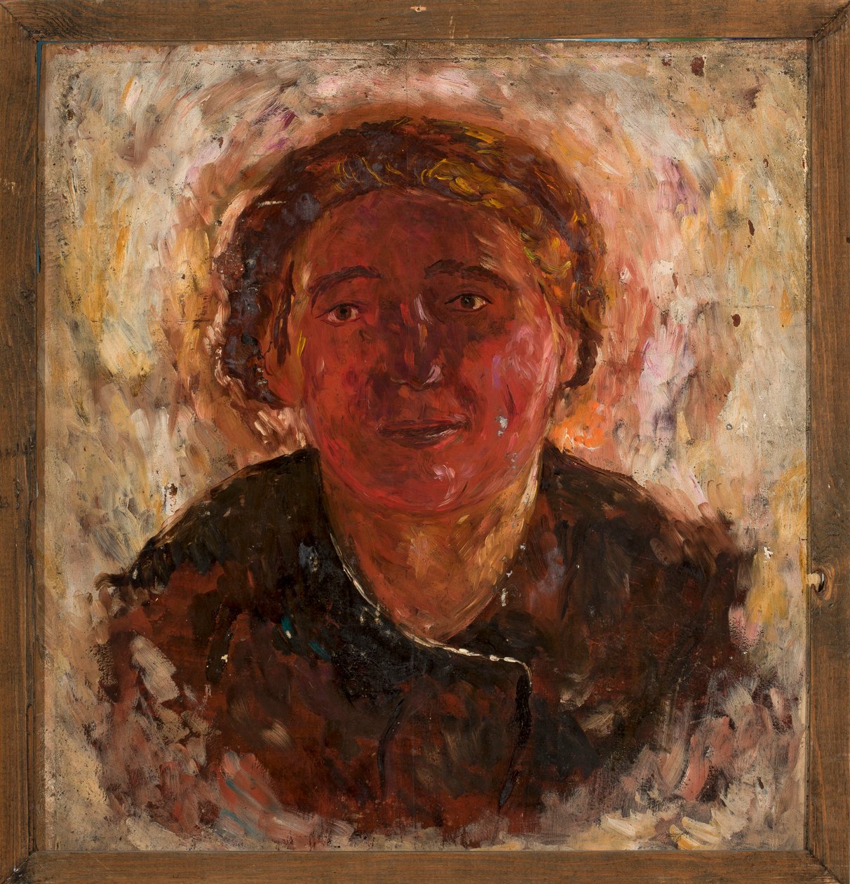 Studie einer Frau in dunklem Kleid von Tadeusz Makowski