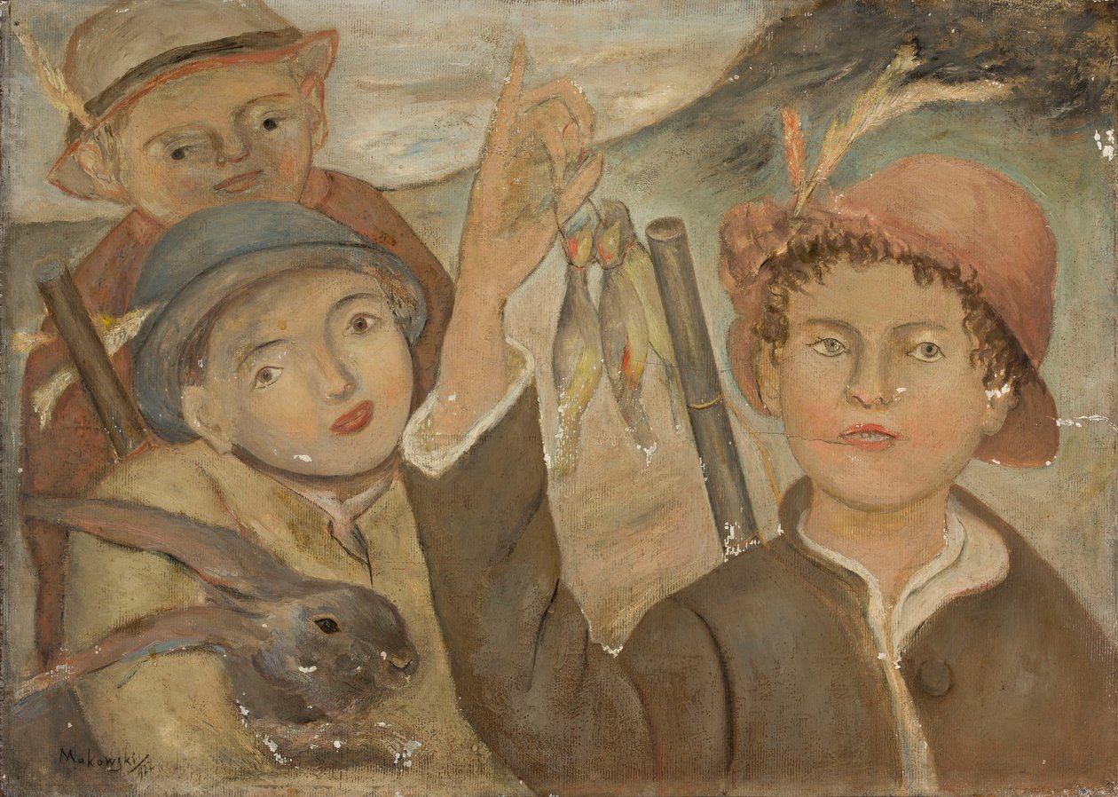 Jagdspiel von Tadeusz Makowski