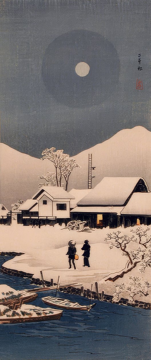 Schnee bei Nipponmatsu von Takahashi Hiroaki