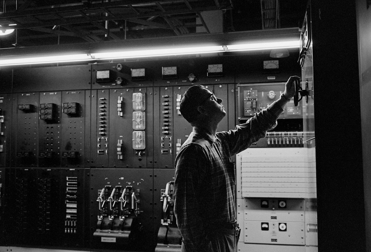 Wartung von Telefonanlagen bei PacTel alias Pacific Telephone in Bellingham von Ted Spiegel