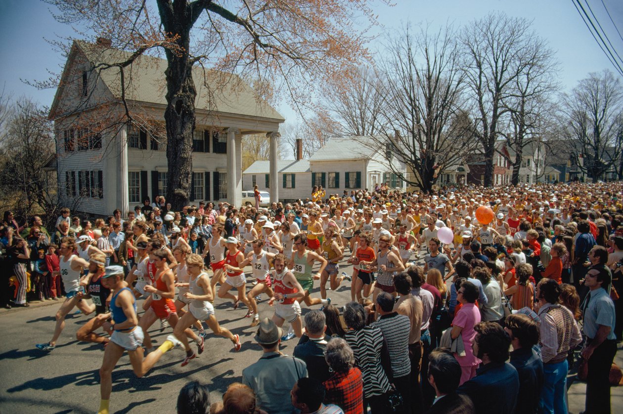 Der 77. Boston-Marathon beginnt hier von Ted Spiegel