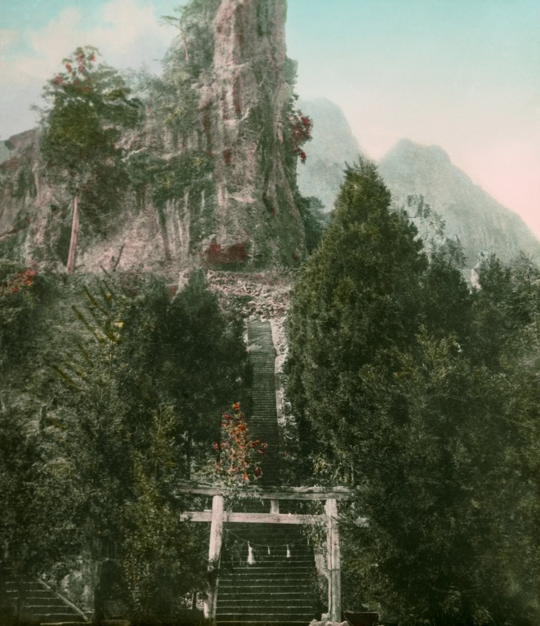 Blick auf den Berg Myogi in der Präfektur Gunma, um 1900 - 1915 von Teijiro Takagi