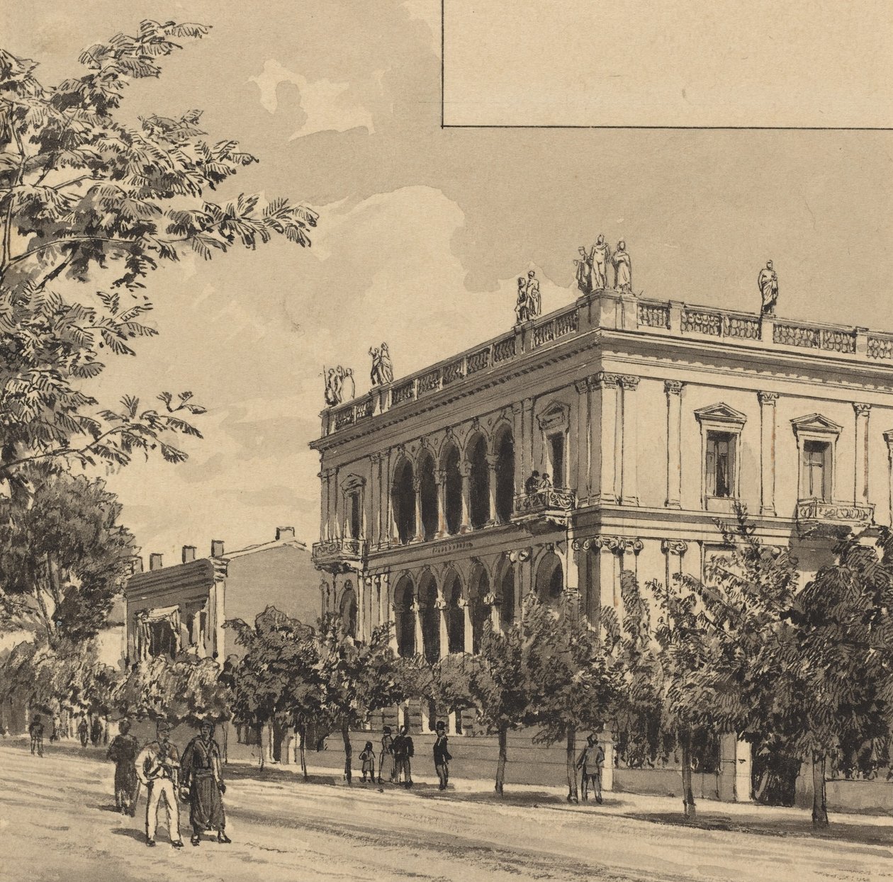 Haus von Heinrich Schliemann, 1890 von Themistocles von Eckenbrecher