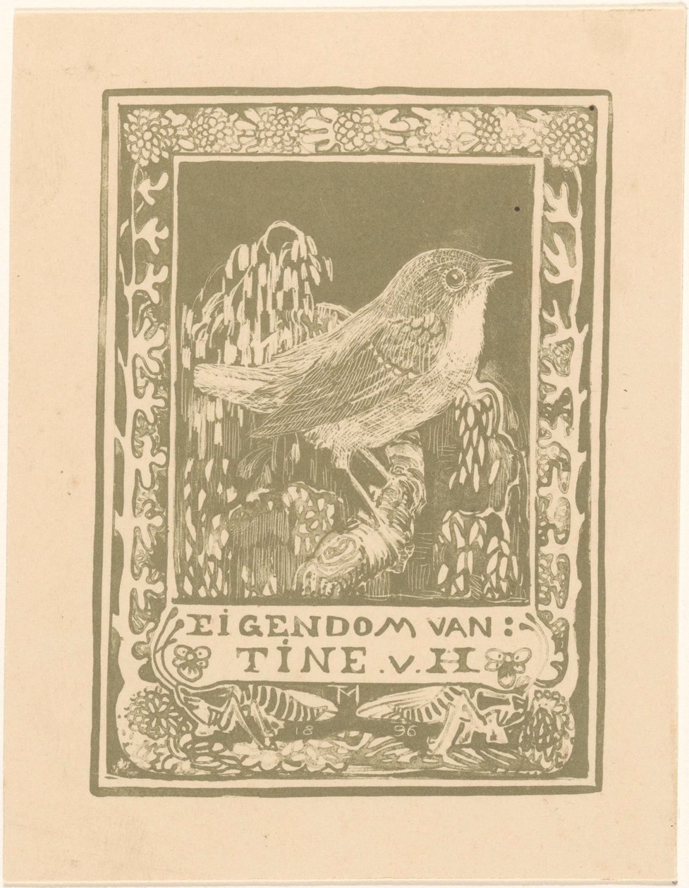 Ex Libris von Tine van Hoytema von Theo van Hoytema