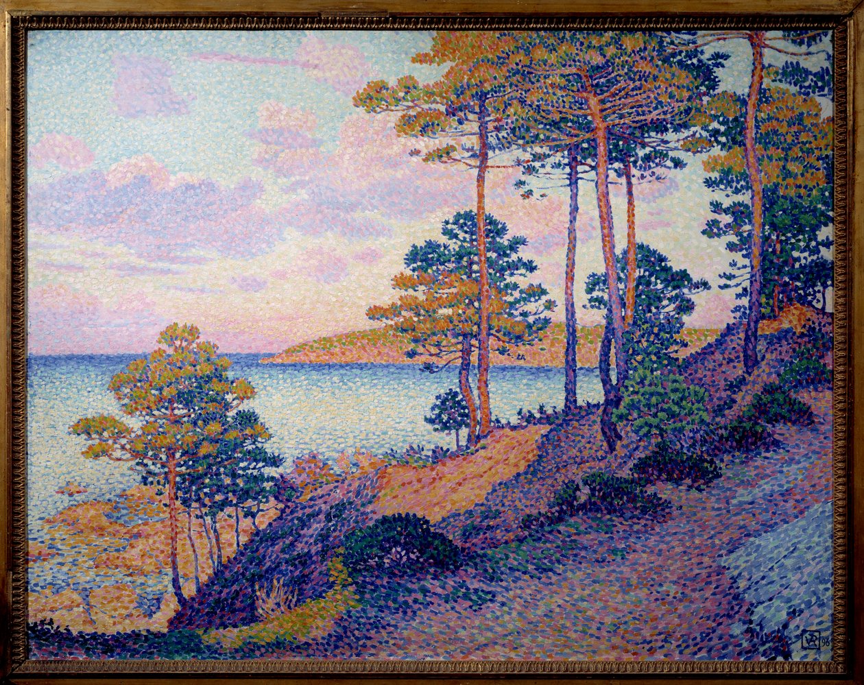 La pointe Saint Pierre a Saint Tropez von Théo van Rysselberghe