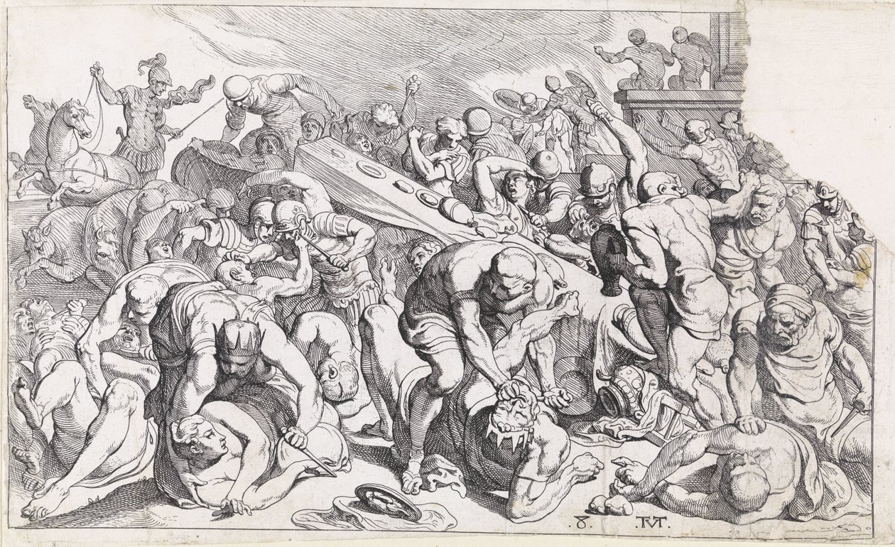Mord an Agamemnon und Kassandra von Theodoor van Thulden