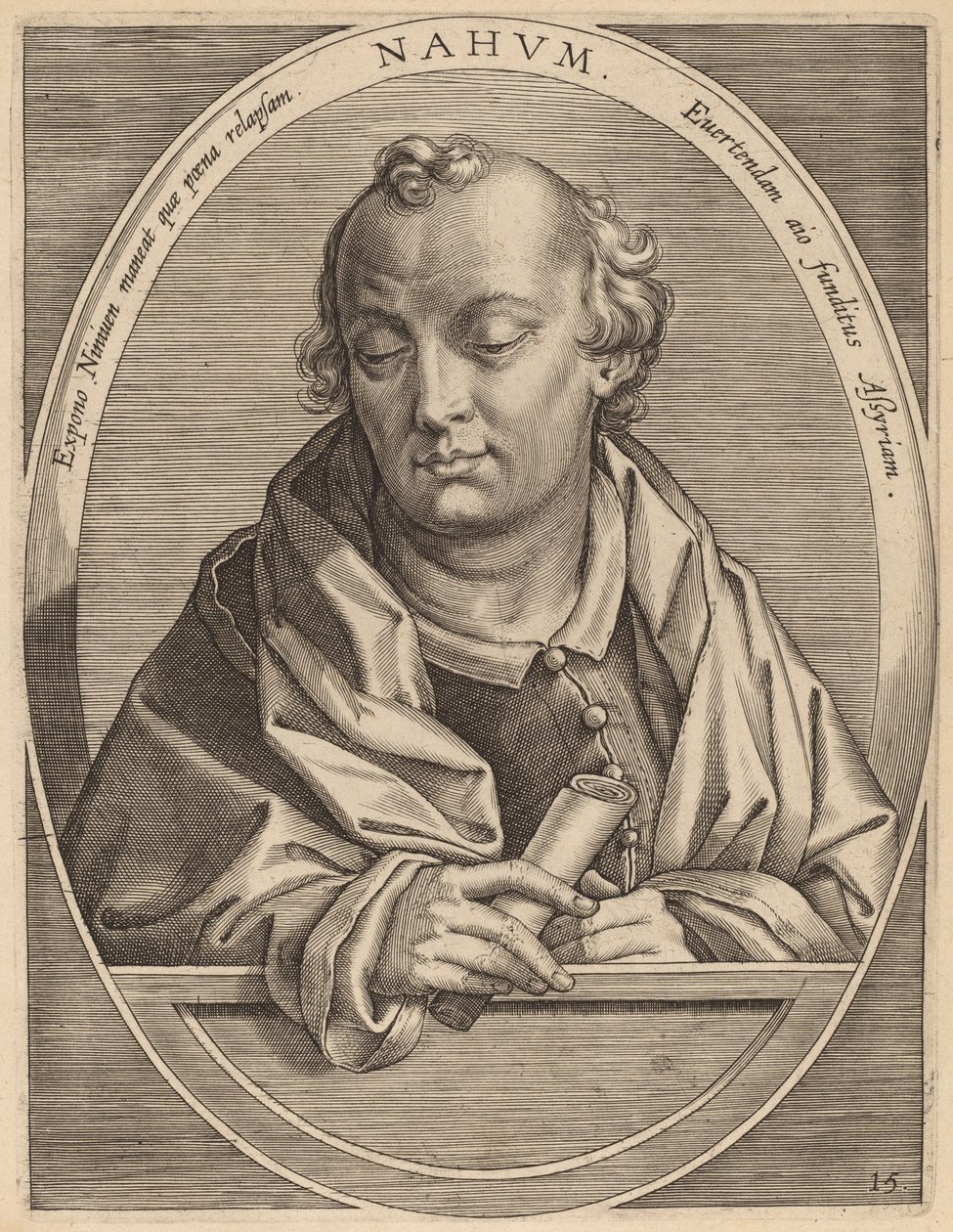 Nahum von Theodor Galle after Jan van der Straet
