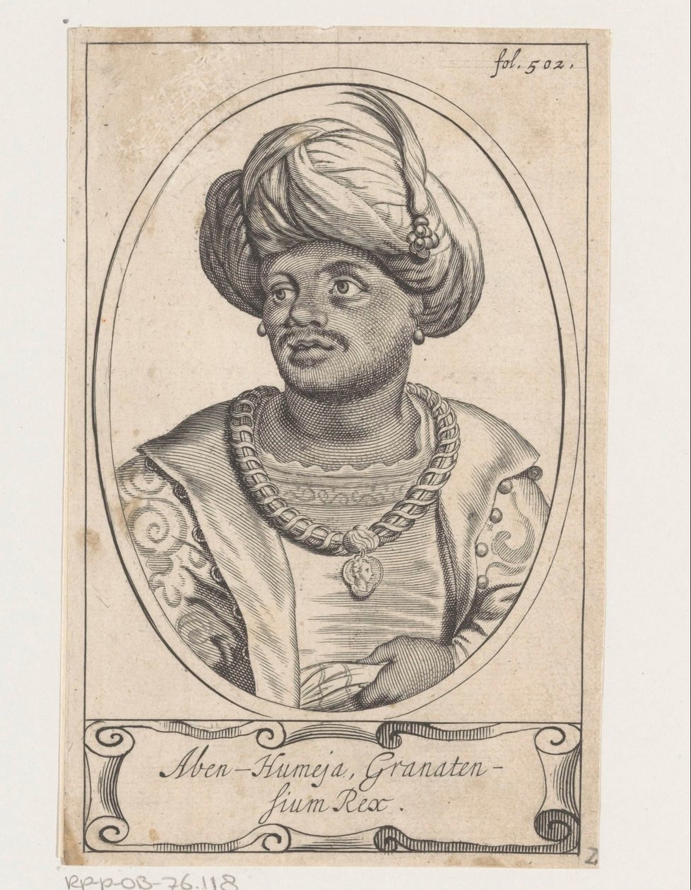 Porträt von Aben Humeya, König von Granada von Theodor Matham