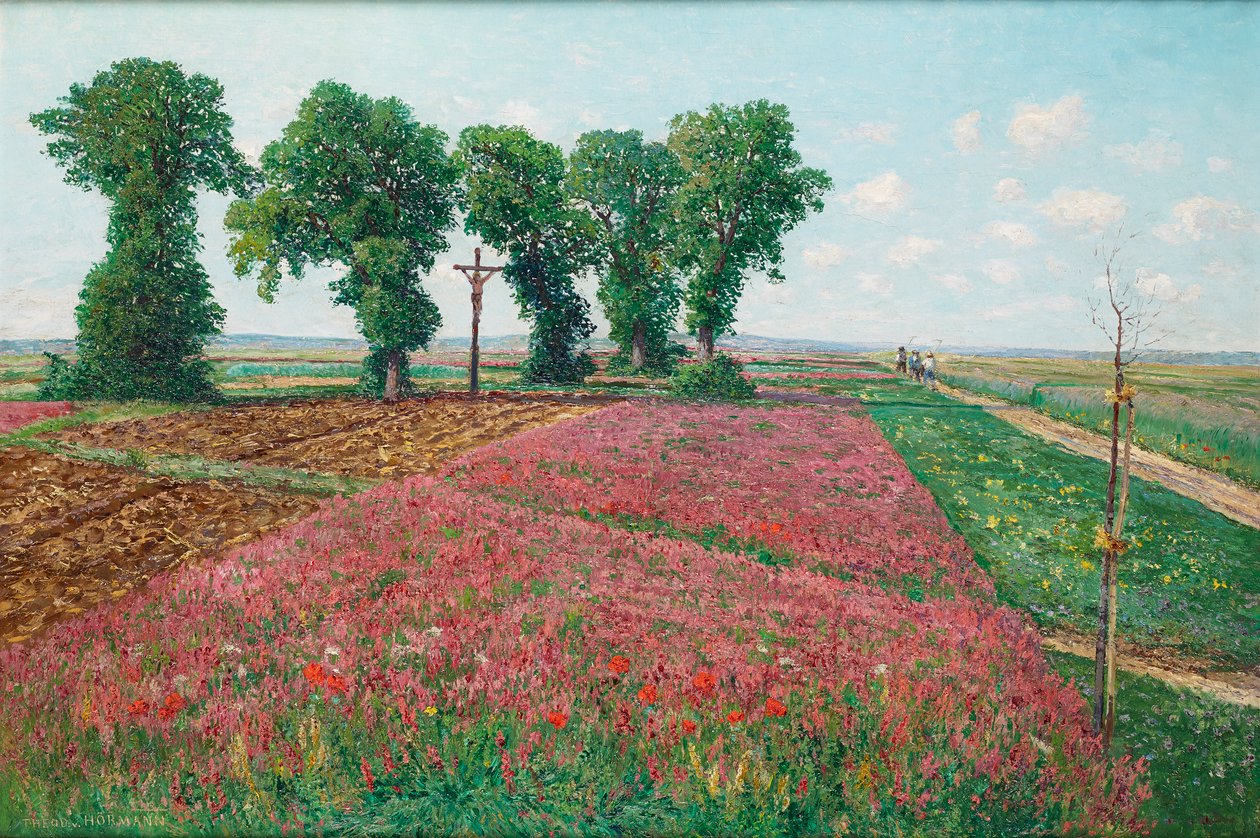 Das große Esparsettenfeld in Znaim IV von Theodor von Hormann