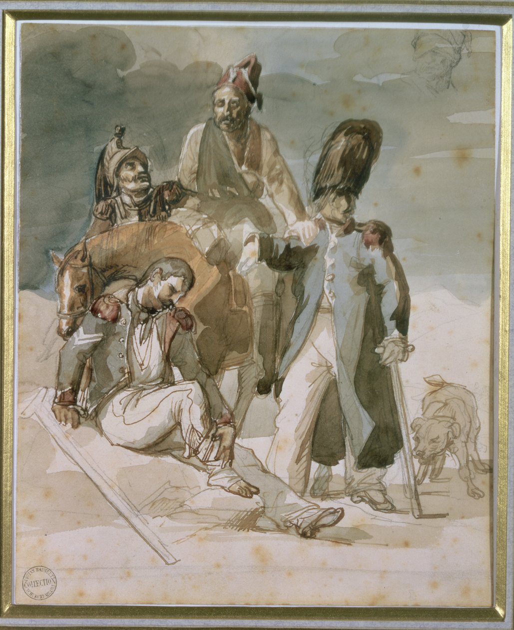 Episode aus Napoleons Rückzug aus Russland im Jahr 1812 von Theodore Gericault
