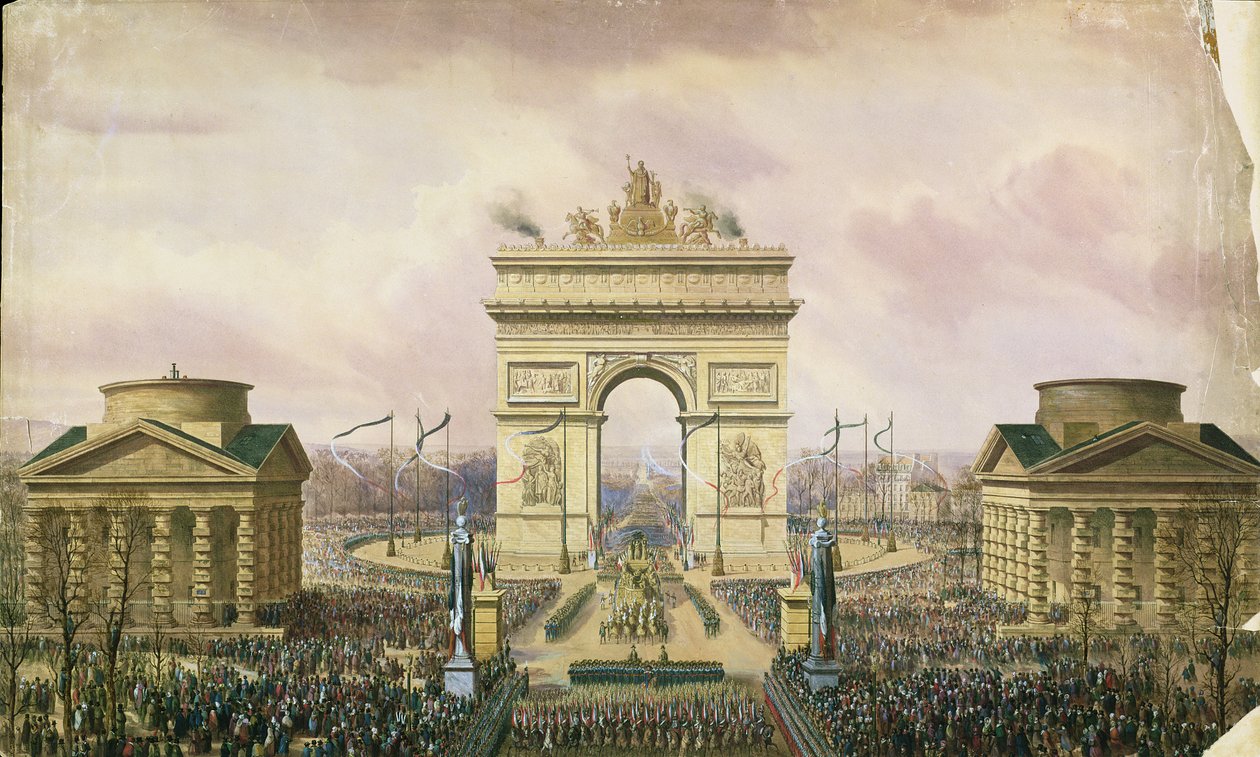 Rückkehr der Asche des Kaisers nach Paris, 15. Dezember 1840 von Theodore Jung