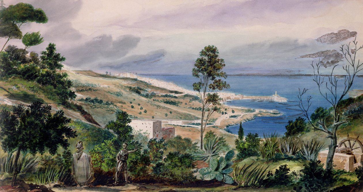 Gesamtansicht von Algier, ca. 1835 von Theodore Leblanc