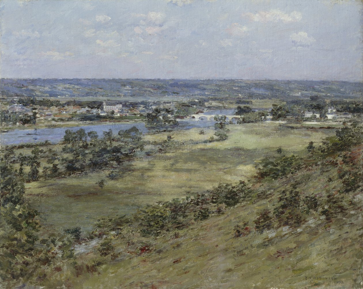 Tal der Seine, 1892 von Theodore Robinson