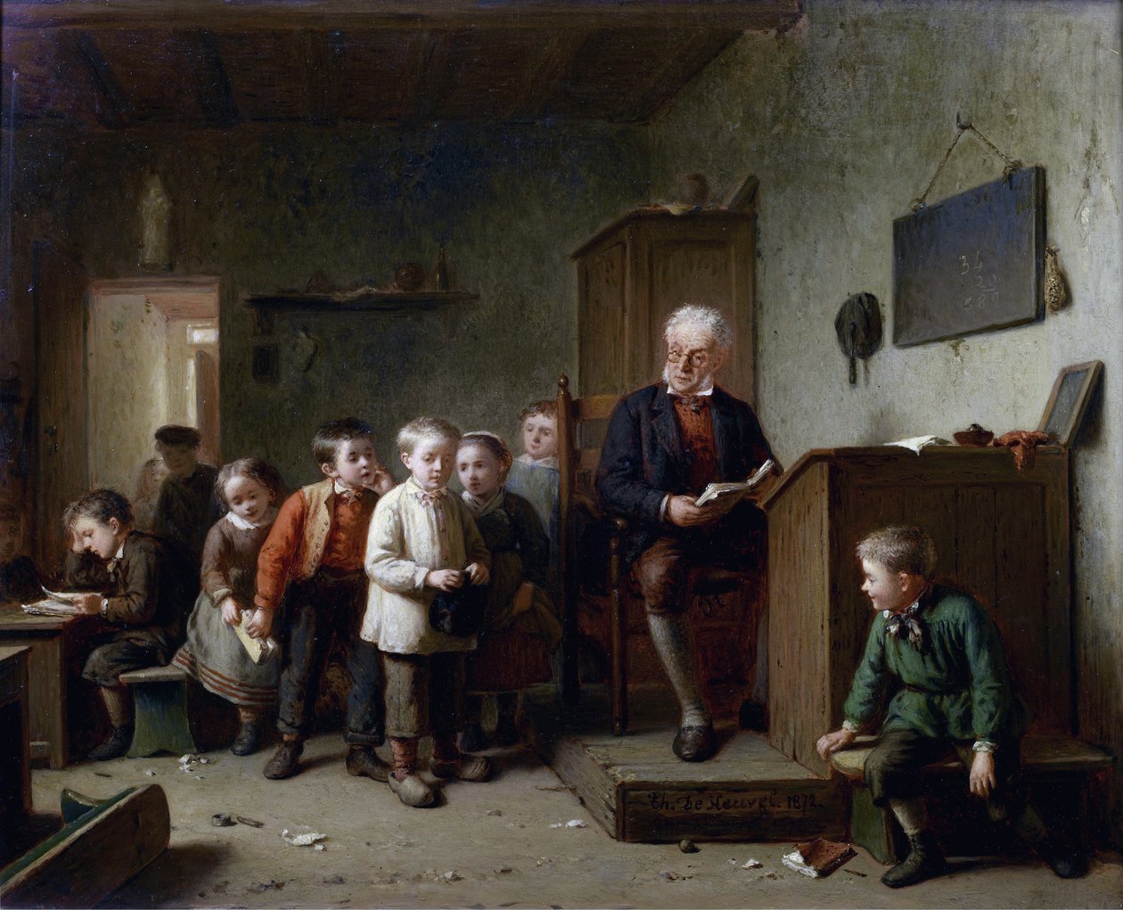 Das Klassenzimmer von Theodore Bernard de Heuvel