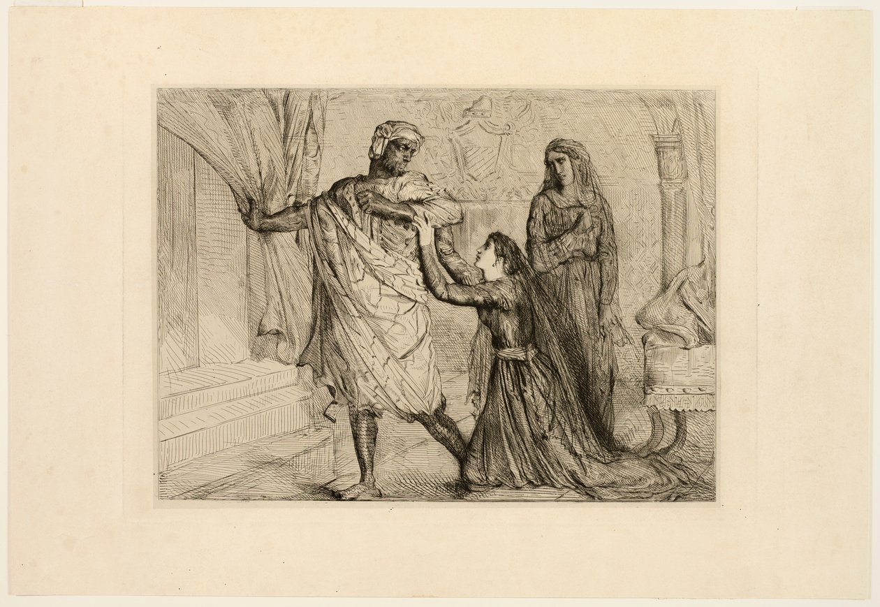 Fort!, Platte sieben aus Othello von Théodore Chassériau