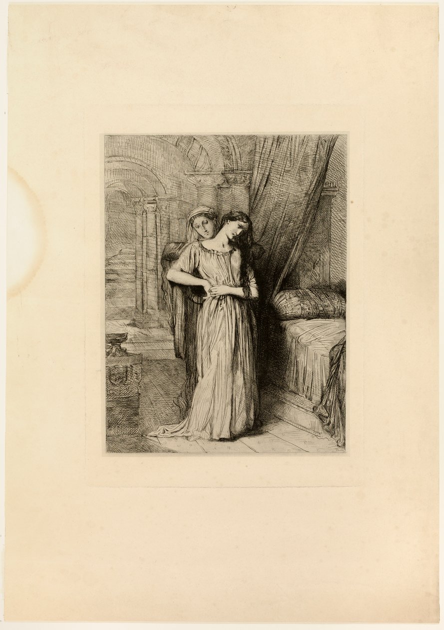 Wenn ich vor dir sterbe, Platte acht aus Othello von Théodore Chassériau