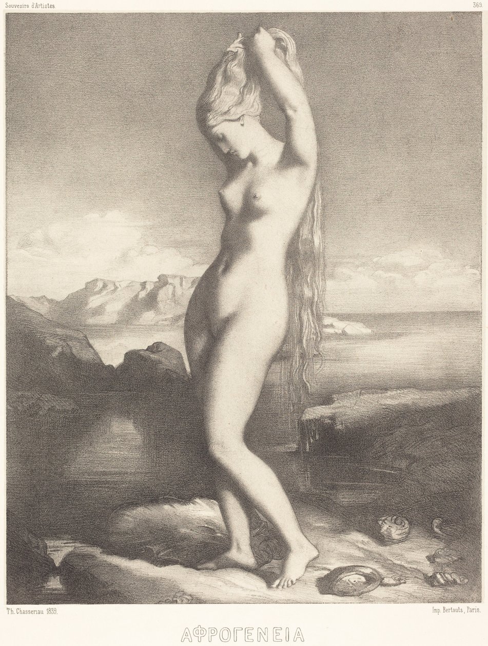 Venus Anadyomene von Théodore Chassériau