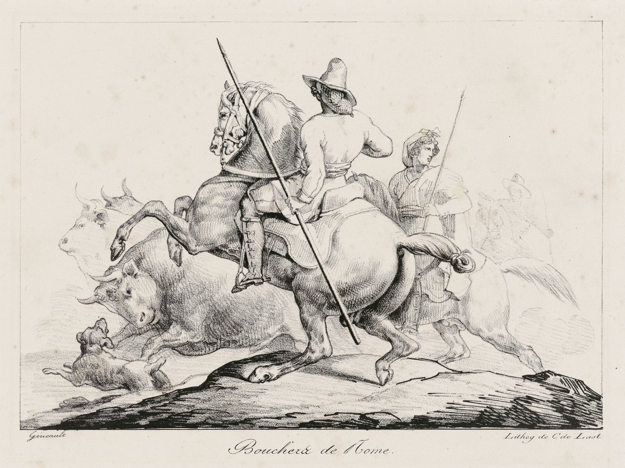 Metzger von Rom von Theodore Gericault