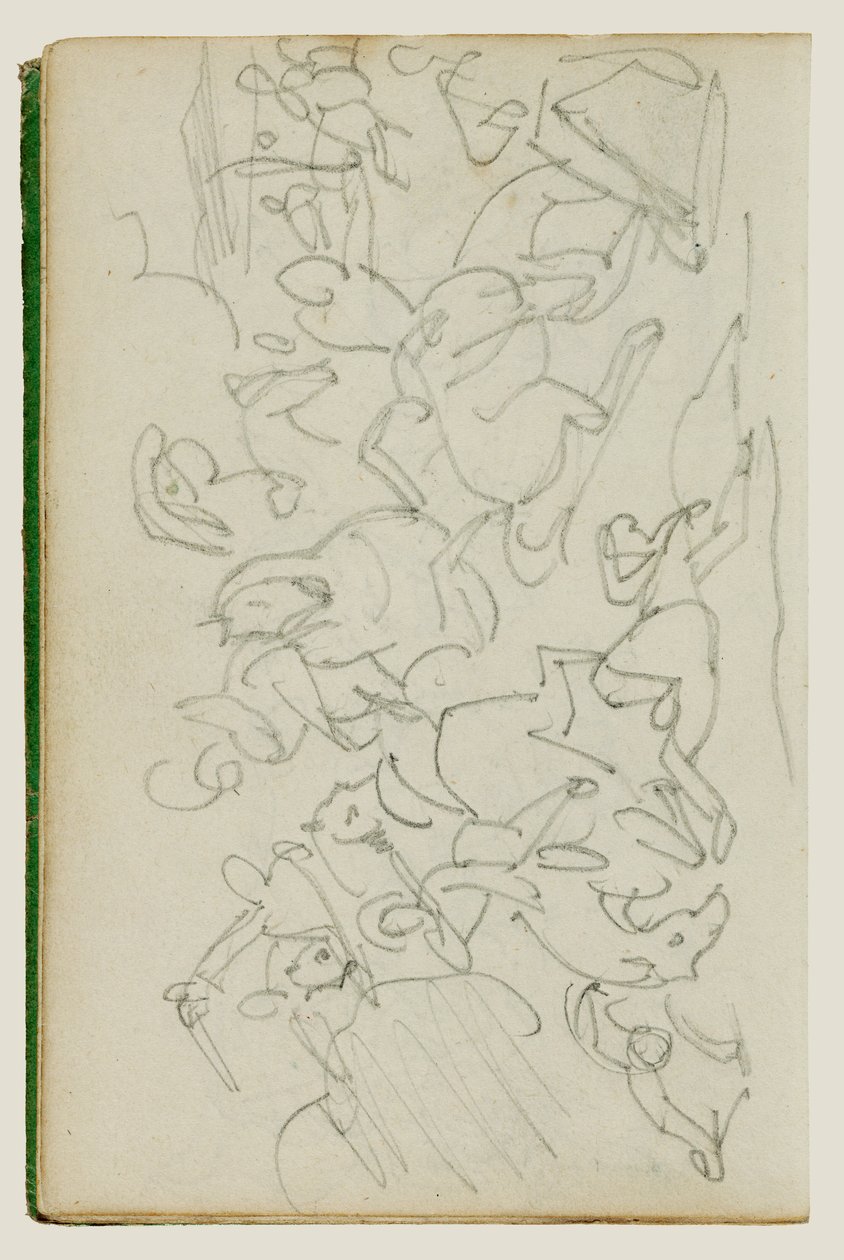 Kavallerieschlacht von Theodore Gericault