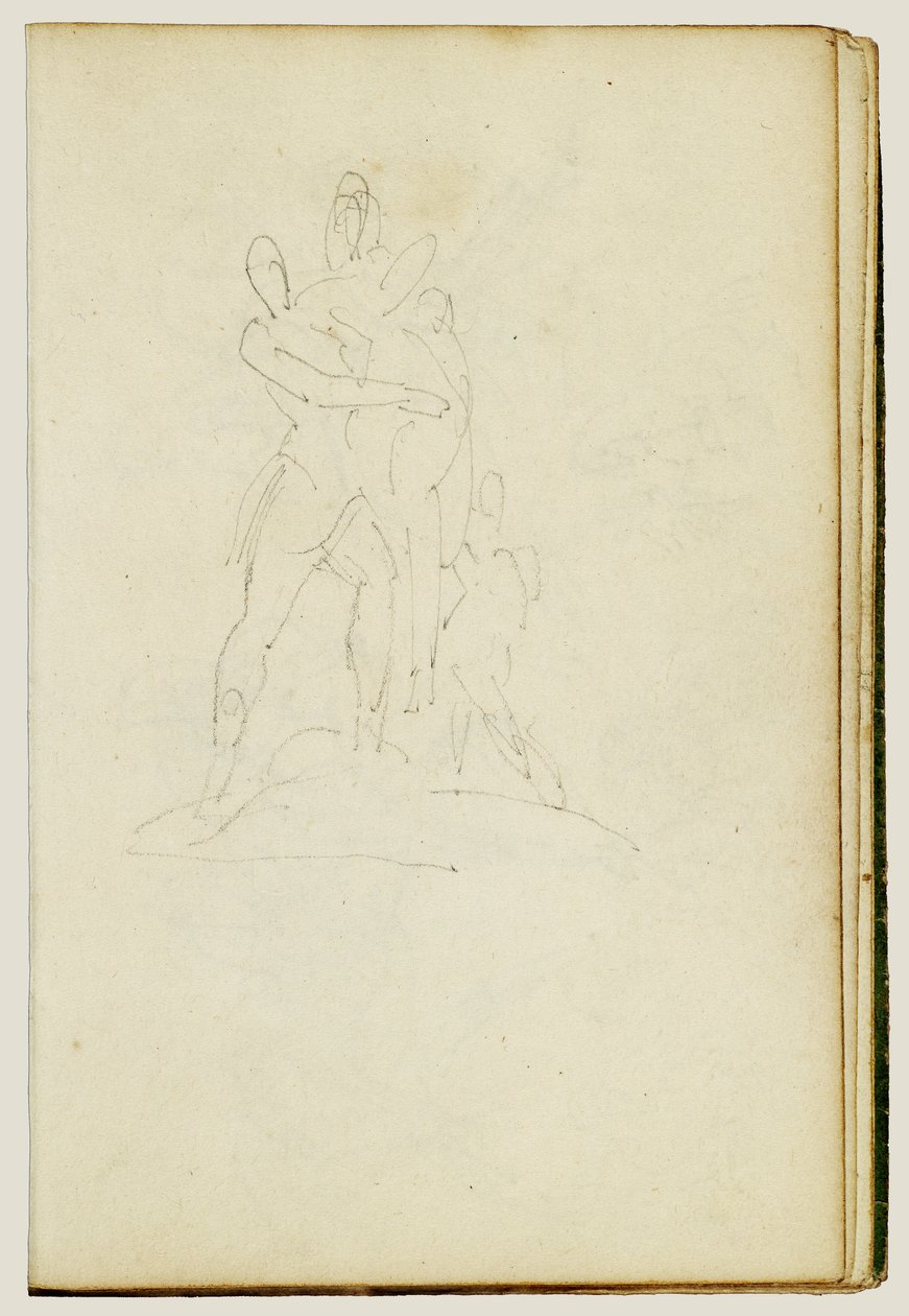 Gruppe von drei Figuren von Theodore Gericault