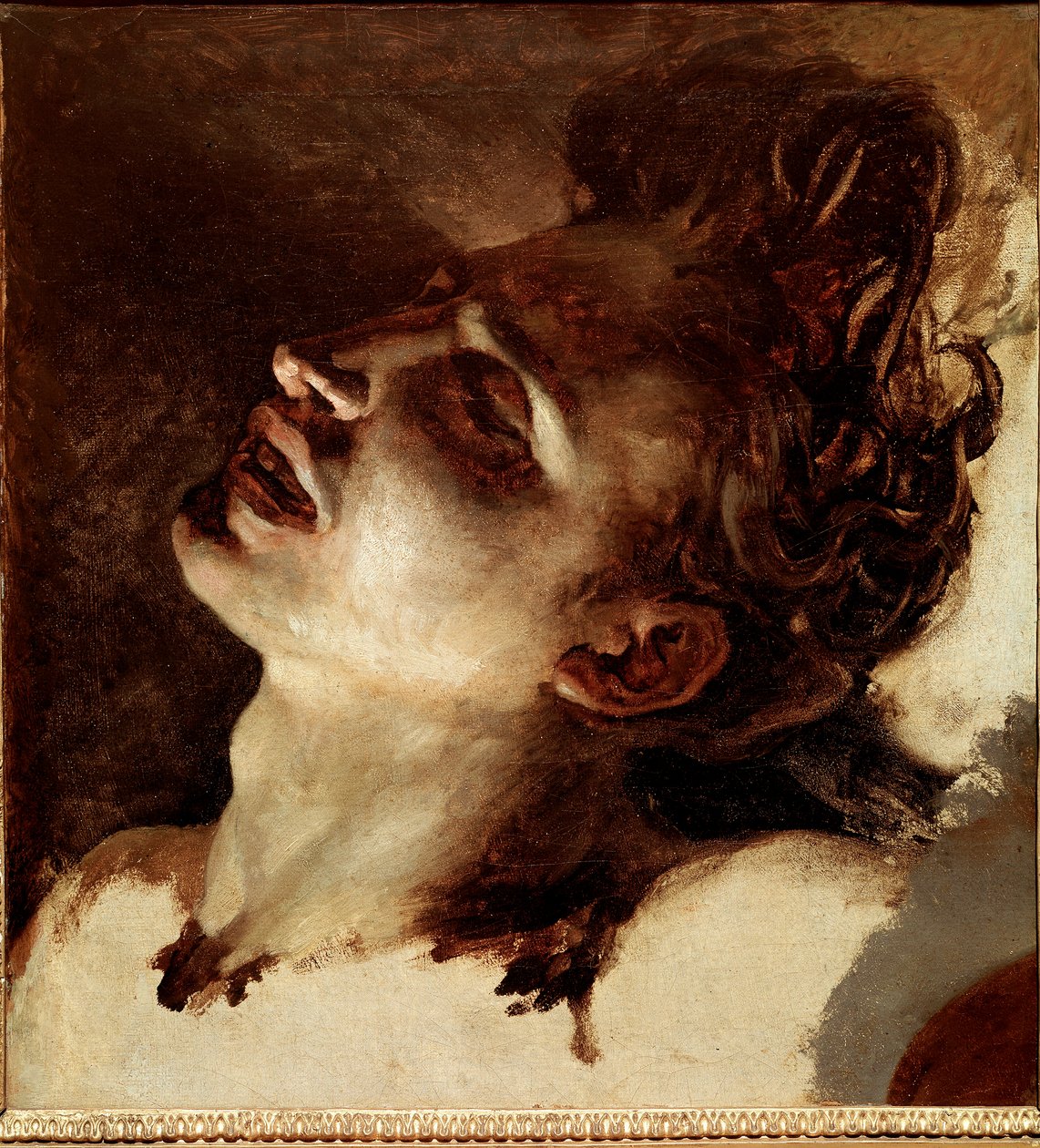 Kopf eines toten jungen Mannes von Theodore Gericault