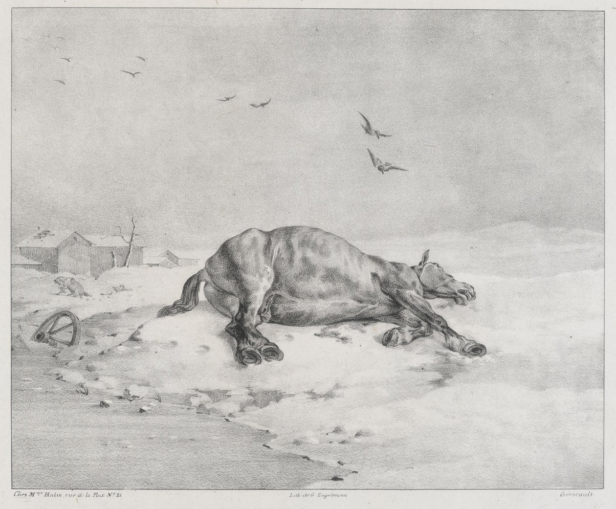 Das tote Pferd von Theodore Gericault