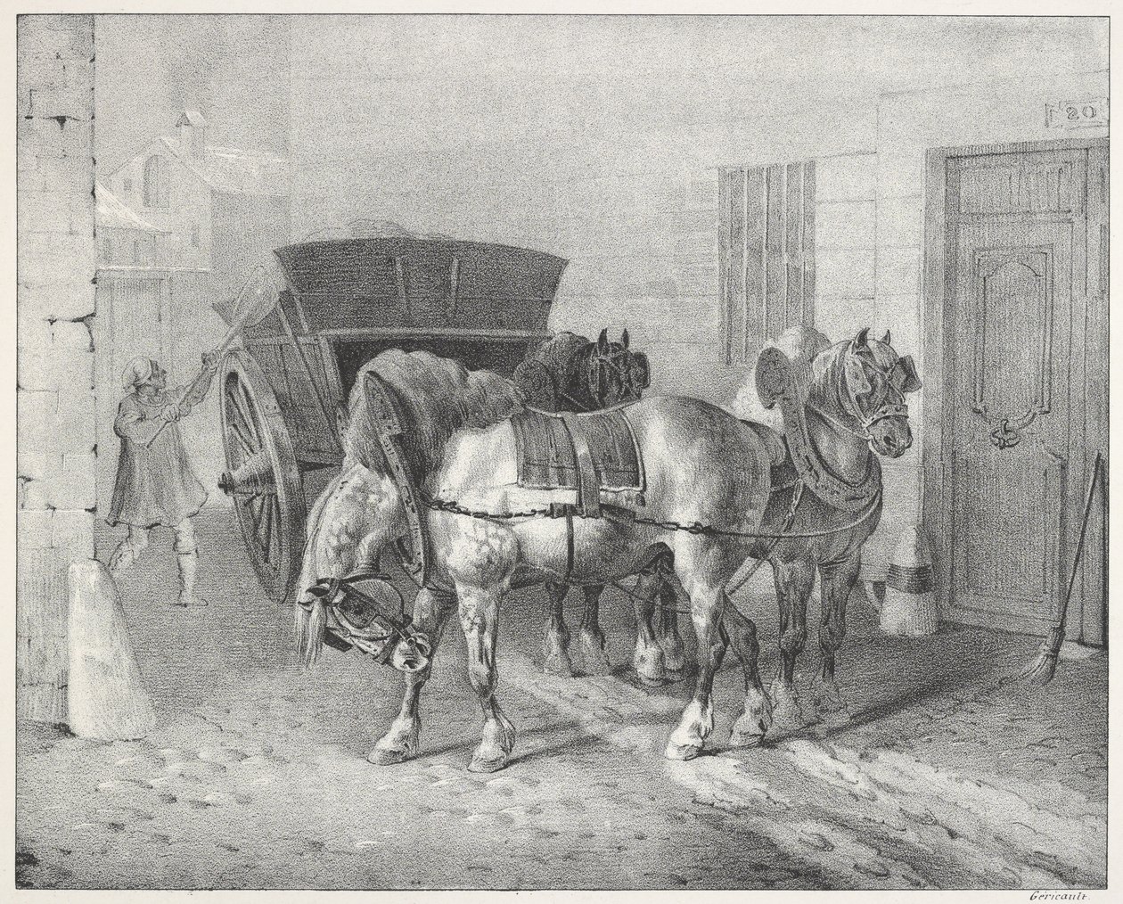 Die Straßenreiniger von Theodore Gericault