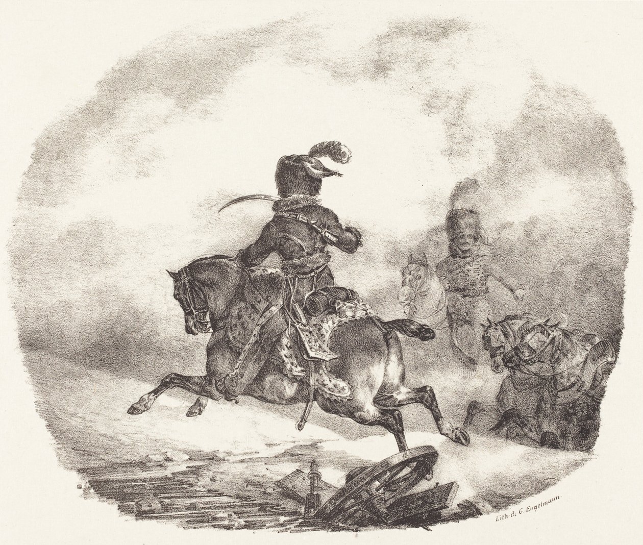 Leichter Artillerieoffizier der kaiserlichen Garde von Theodore Gericault