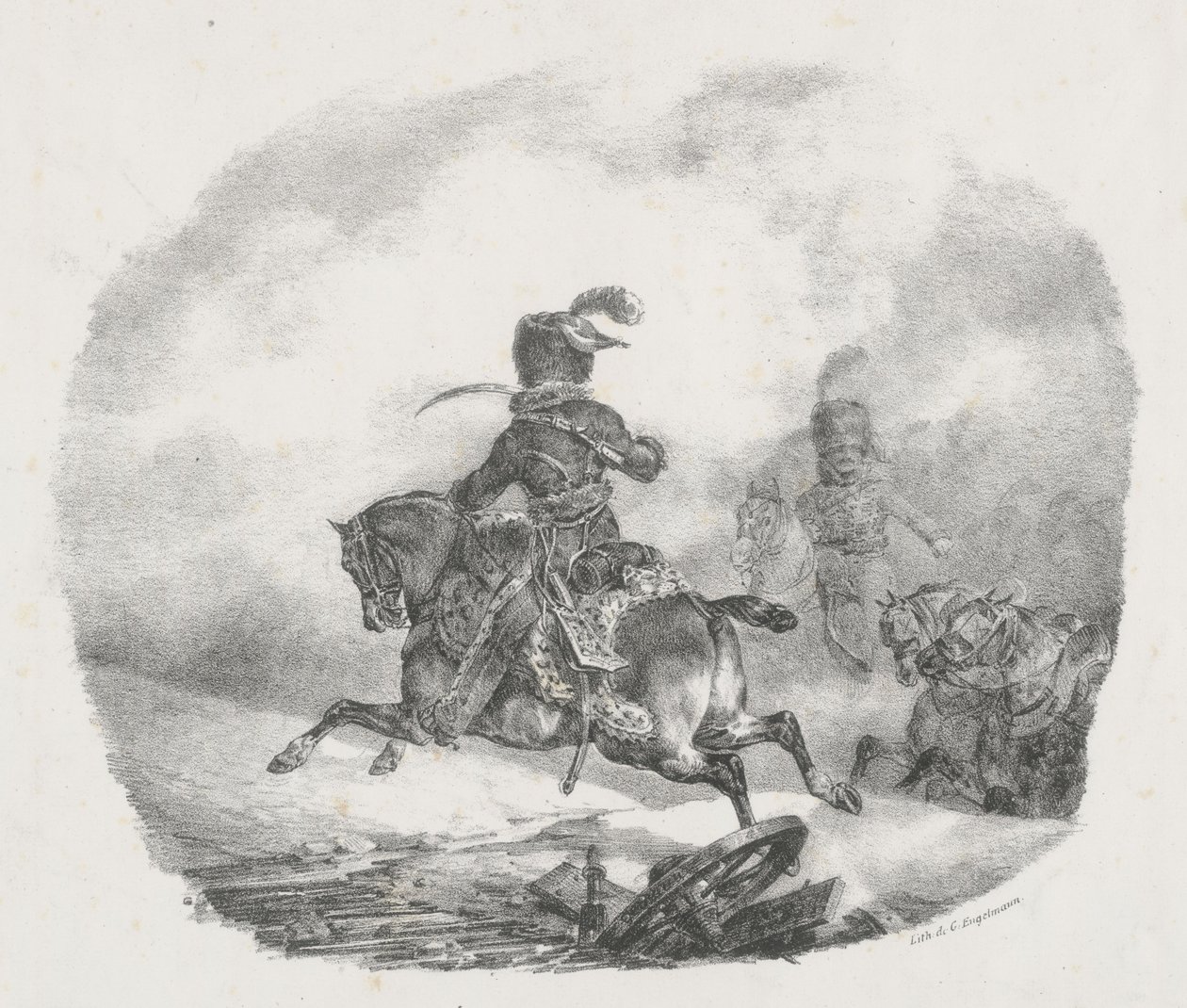 Leichter Artillerieoffizier der kaiserlichen Garde von Theodore Gericault