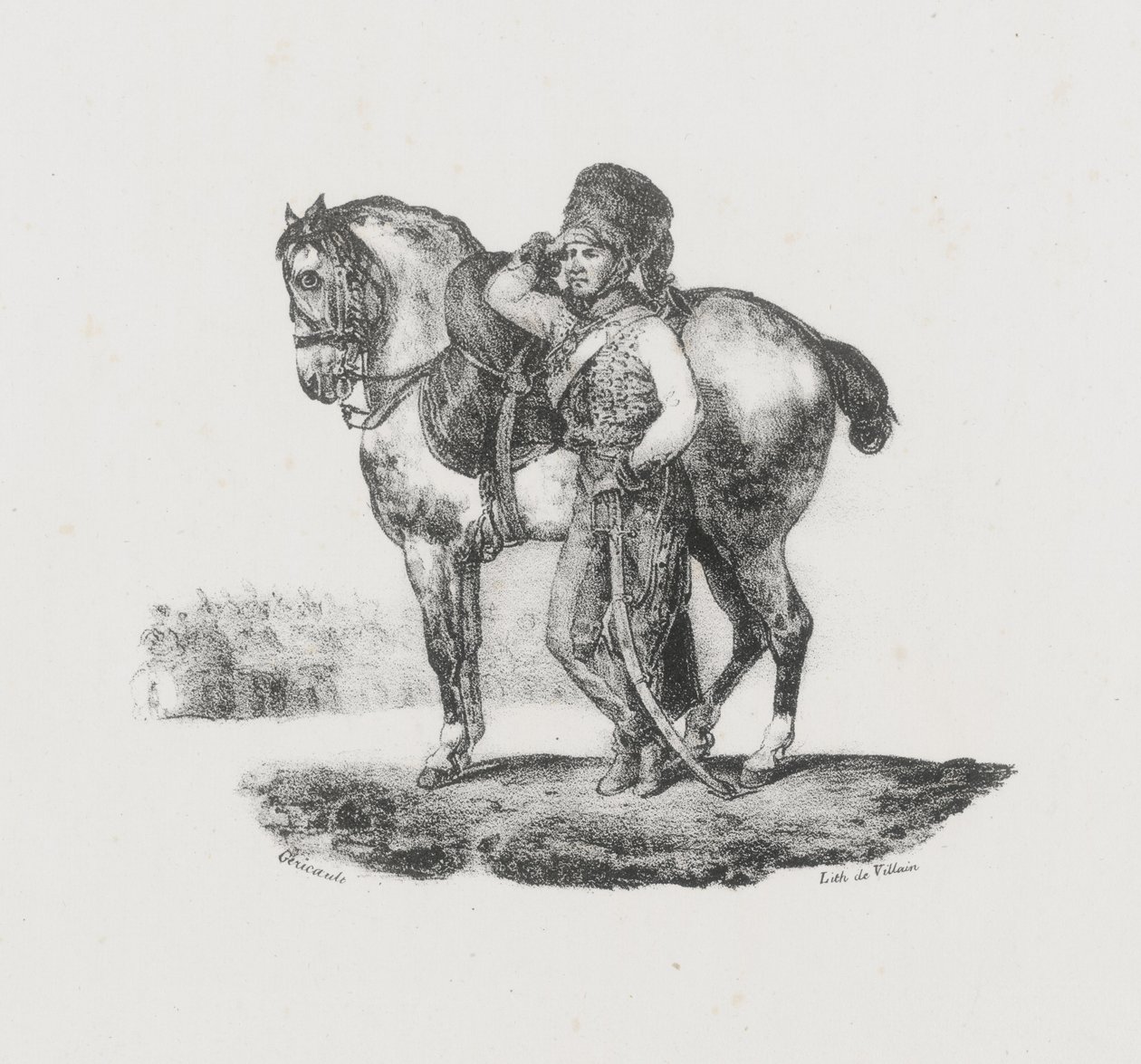 Trompeter der Husaren von Theodore Gericault