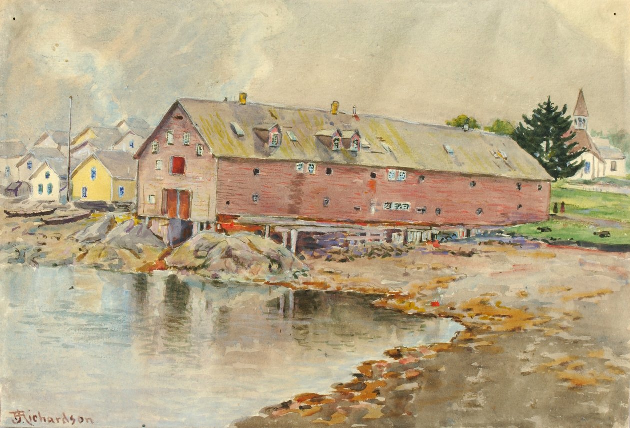Das alte Lagerhaus, Sitka, ca. 1880-1914 von Theodore J. Richardson
