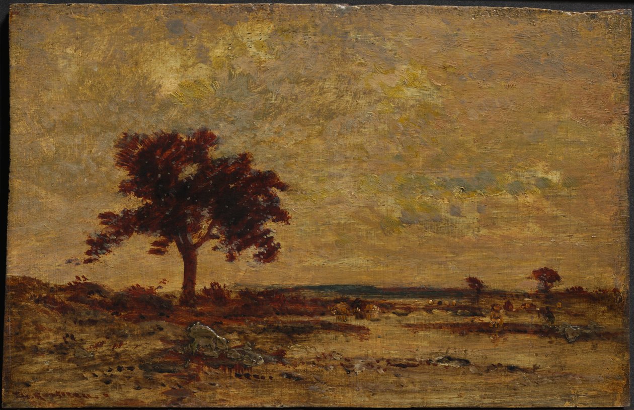 Sumpflandschaft, undatiert von Theodore Rousseau