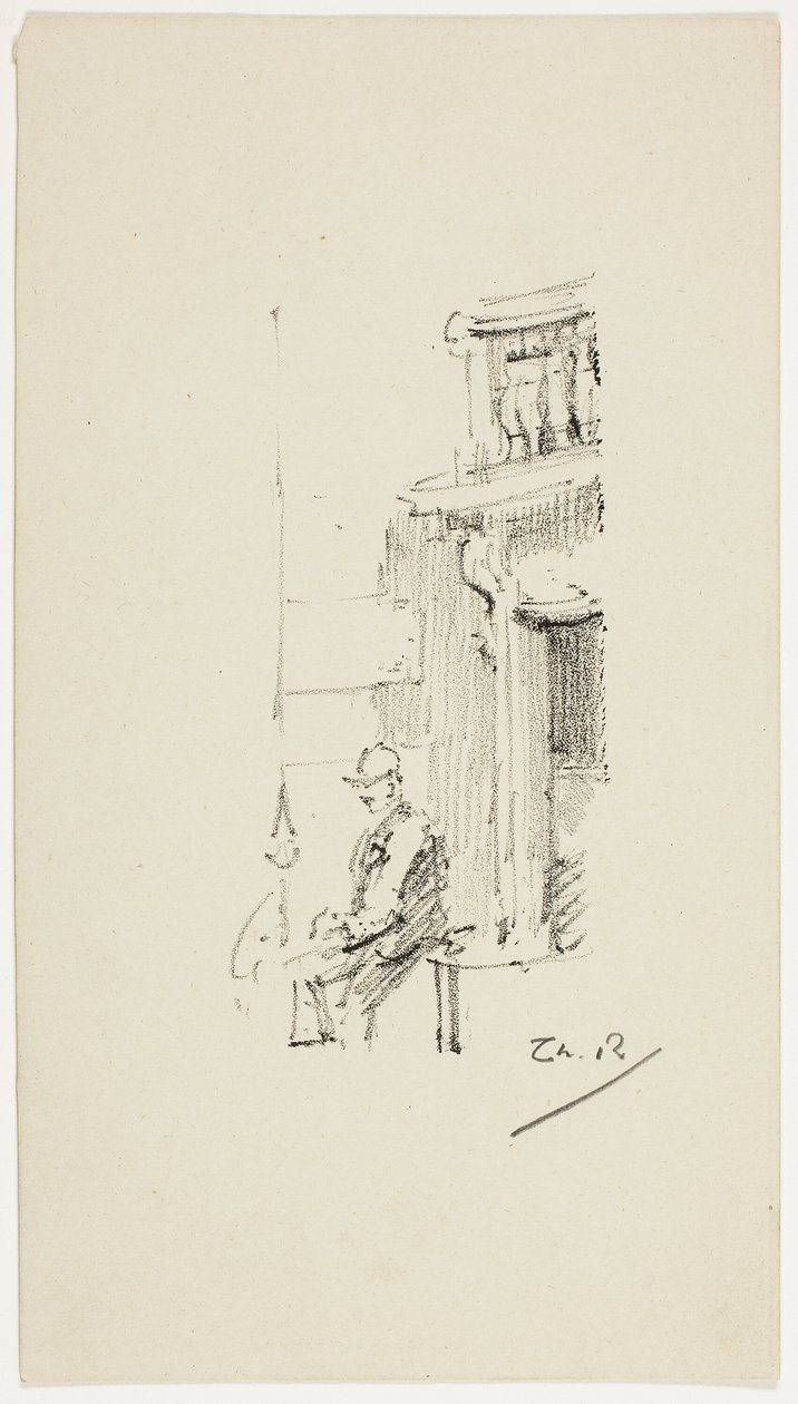 Figur und Türöffnung von Theodore Roussel
