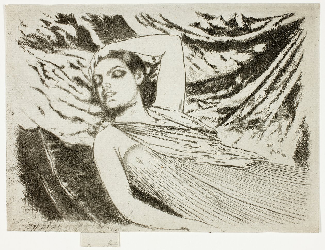 Das schlafende Modell oder Die Schläferin von Theodore Roussel