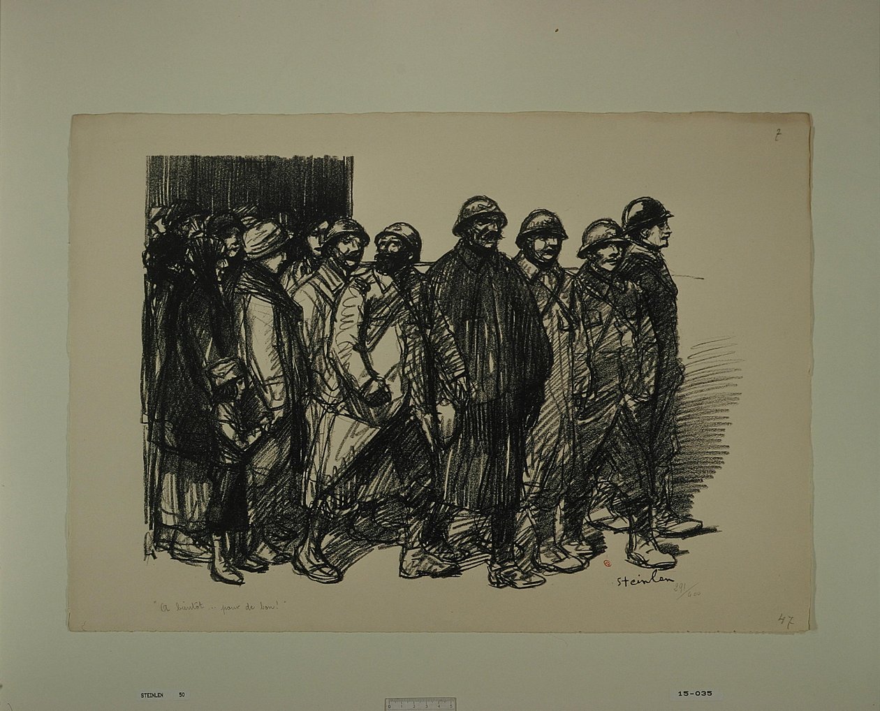 [Bis bald ... und diesmal für immer] von Théophile Alexandre Steinlen