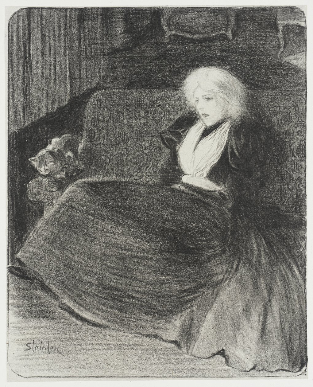 Zartes Lied von Théophile Alexandre Steinlen