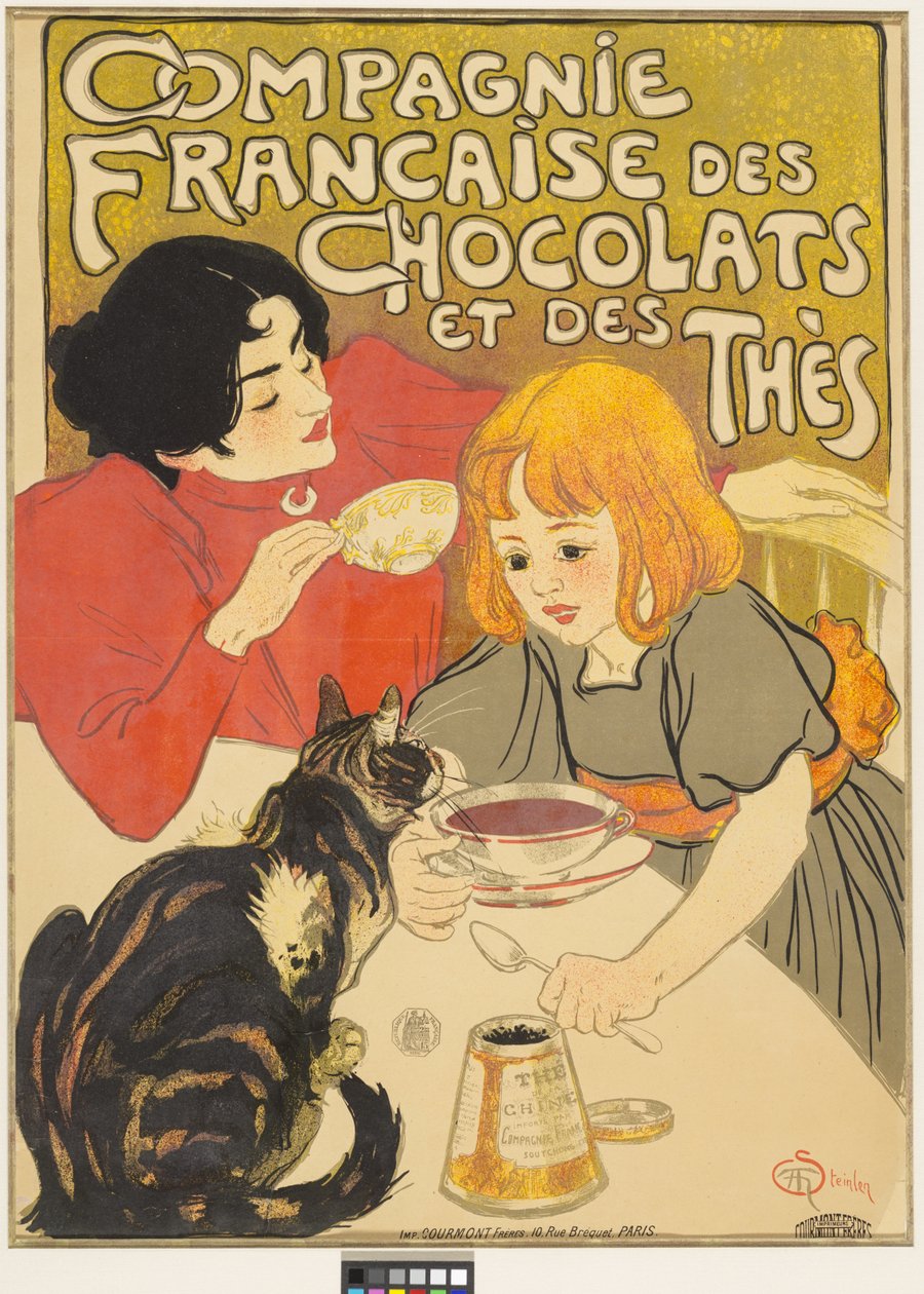 Compagnie Française des Chocolats et des Thés von Théophile Alexandre Steinlen