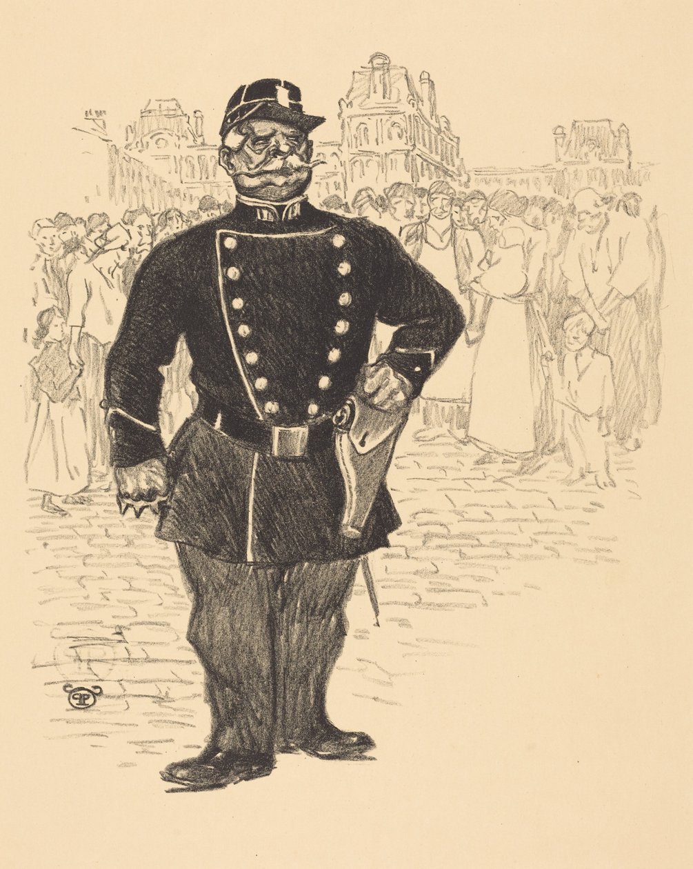 Frieden auf den Straßen von Théophile Alexandre Steinlen