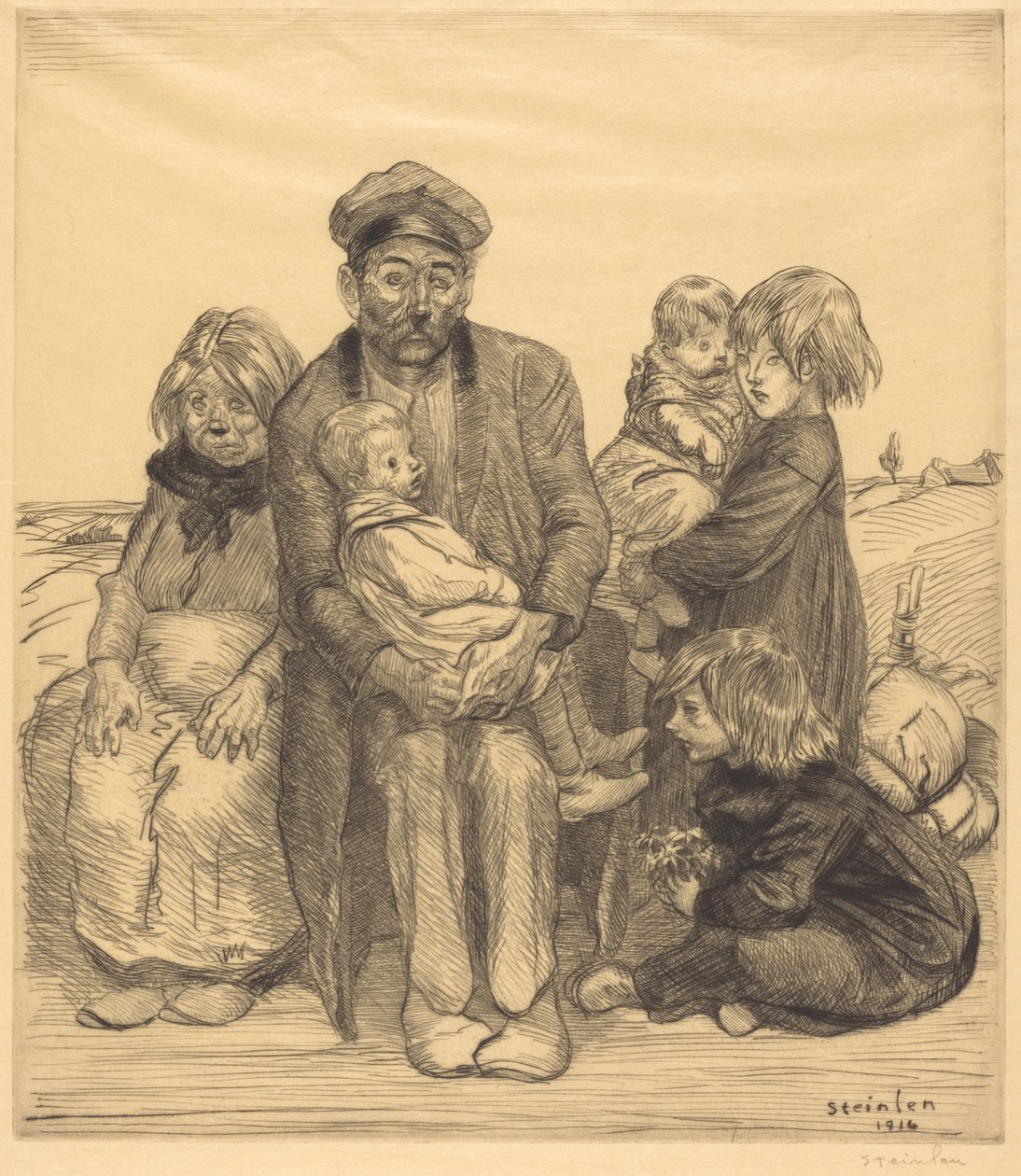 Arme Leute von Théophile Alexandre Steinlen